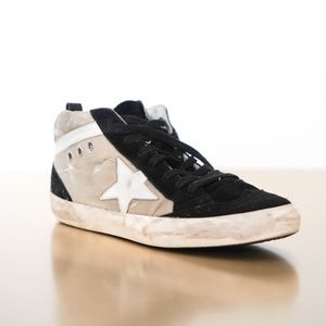 Golden Goose MID velvet and suede